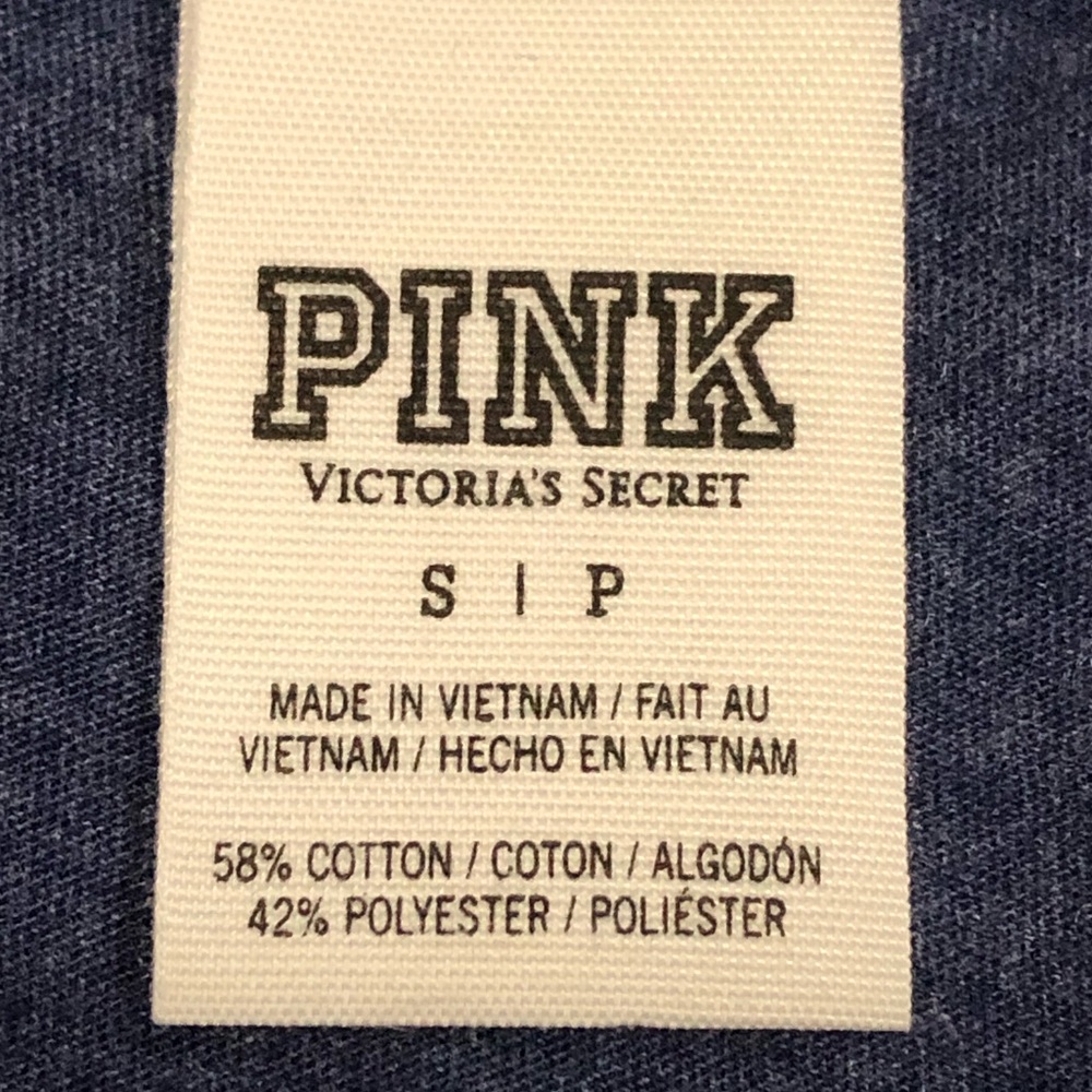 Pink Victoria’s Secret Star Sequin Crop Top Small - Picture 3 of 6